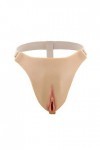 Tex-Eorey Cacher Gaff Panty Silicone Faux Viginal Thong Fesses Lifter Hip Enhancer Panties Sexy Silicone Shapewear sous-vêtem