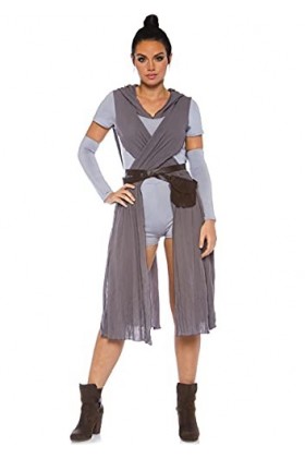 Leg Avenue Galaxy Rebel Panamas, Gris Grey , Taille Fabricant: X-LargeUk 16-18 Femme