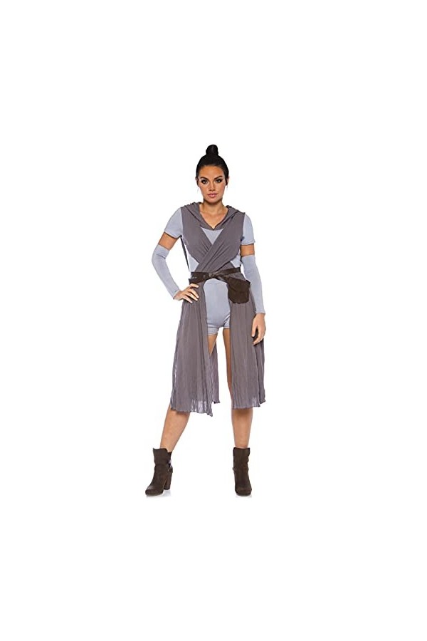 Leg Avenue Galaxy Rebel Panamas, Gris Grey , Taille Fabricant: X-LargeUk 16-18 Femme