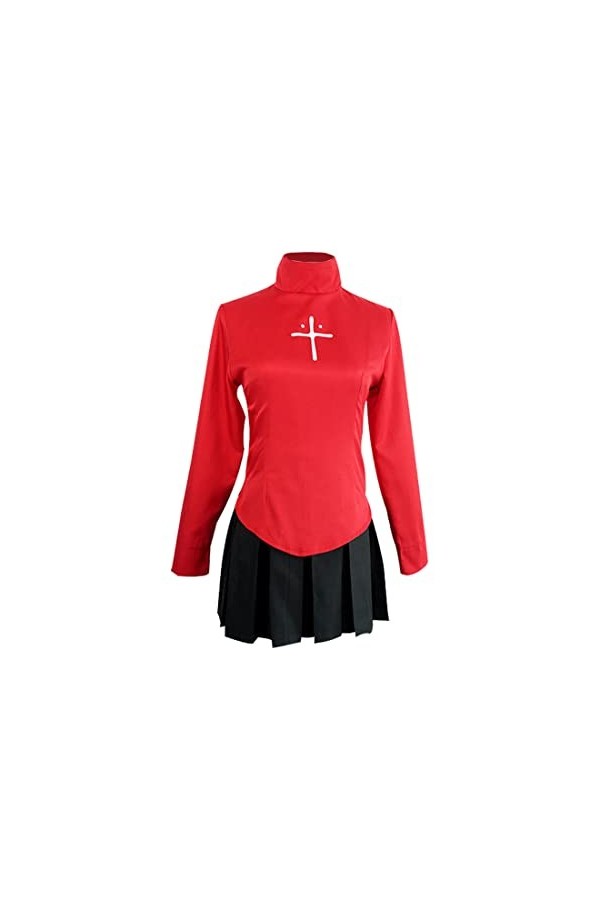 WangYouMan Fate/stay night Anime Tohsaka Rin Cosplay Costume duniforme sur mesure XL-XL 