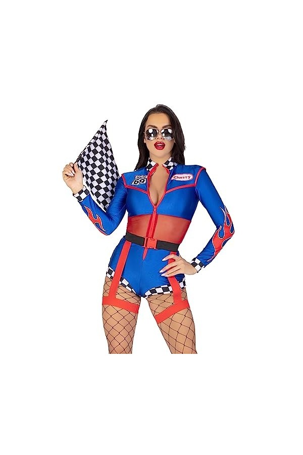 Leg Avenue Cherry Bomb Racer costume set, L