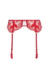 Aubade Porte-Jarretelles Flowermania Rouge Floral 