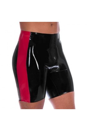 MANMYANMAR Boxers en latex à jambes longues en caoutchouc, Personnalisable., mâle Small