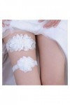 Porte-jarretelles Charmante Mariée Mariage Porte-Jarretelles Fleur Dentelle Anneau De Jambe Blanc Sexy Cuisse Anneau Cadeau 