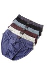 XKUN Slip Homme 6 Packs Hommes Coton Respirant Grand Taille Taille Grasse Taille-Ab00080,4XL