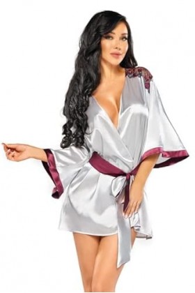Beauty Night peignoir dété argenté, silverl, taille unique