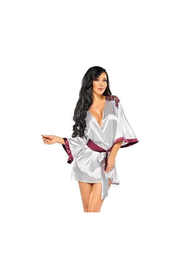 Beauty Night peignoir dété argenté, silverl, taille unique