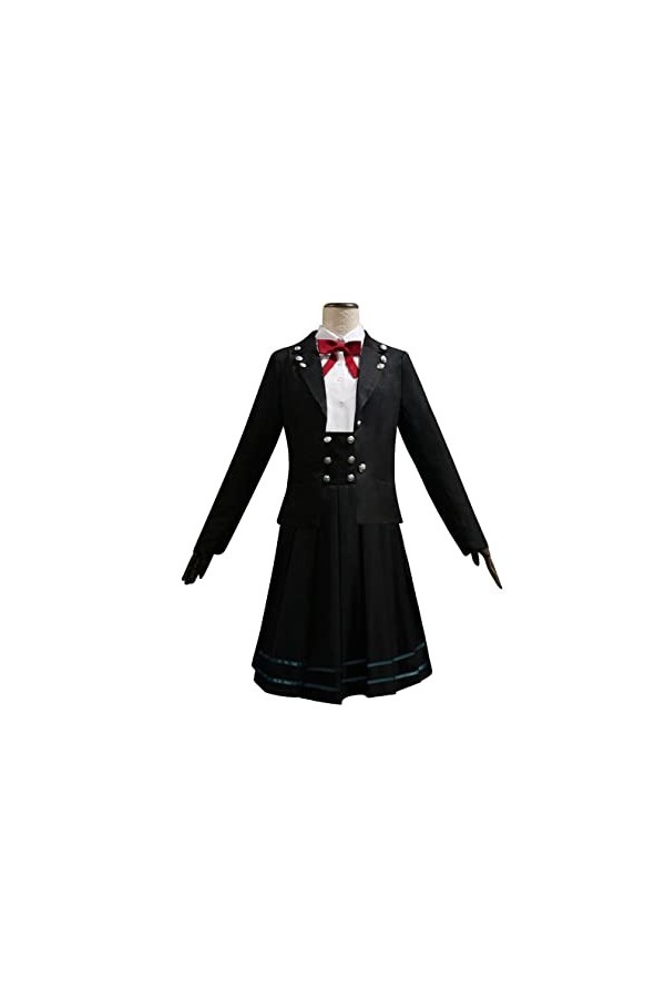 ZENAHA Shirogane Tsumugi Cosplay Costume Dress School Student JK Tenue Uniforme,Set-XXL
