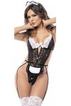 Mapalé by Espiral Mapale Costume de soubrette française 2 pièces pour femme, conforme à limage., S/M