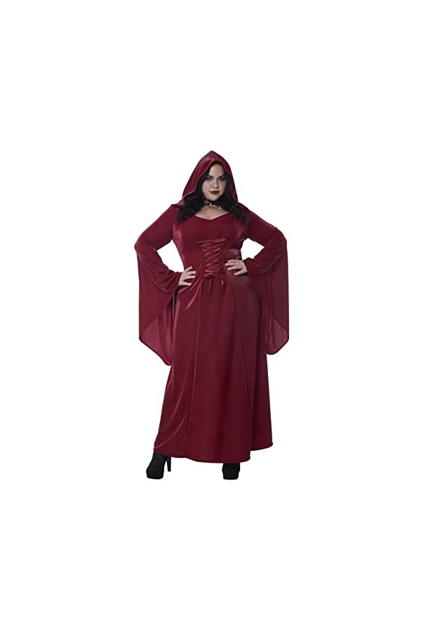CALIFORNIA COSTUMES, Crimson Robe pour femme 3XL