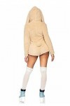 Leg Avenue Woman Cuddle Bunny Carnival Costume, Theme Party, Beige, L Taglia Italiana 44 