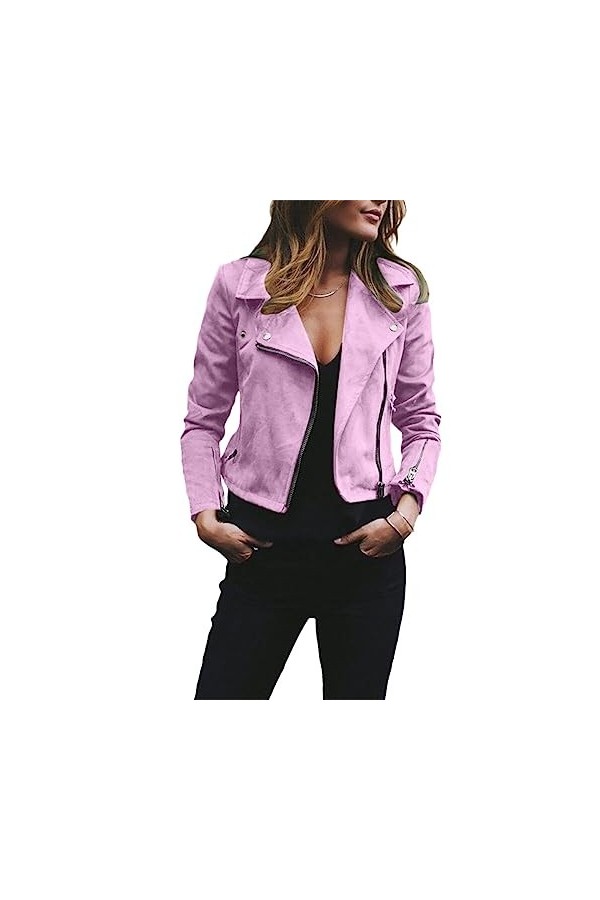 Fjnbbiot Belle Veste De Cowboy À Manches Longues Pour Femme, Manteau En Daim, Vintage, Slim, Style Petit Ami, Été Automne Aub