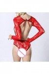 Baby Dolls Femme Lingerie Sexy Body sous-Vêtements Femme Babydoll Soutien-Gorge Mini Gaine Gilet Halter Culotte Dentelle Pers