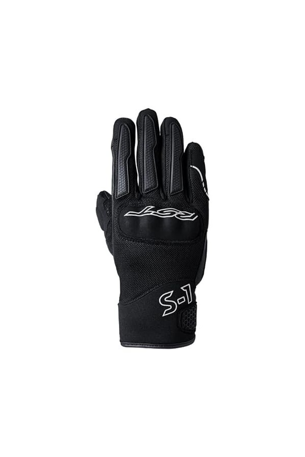 RST S1 Mesh Gants de Moto Black/Green,M 