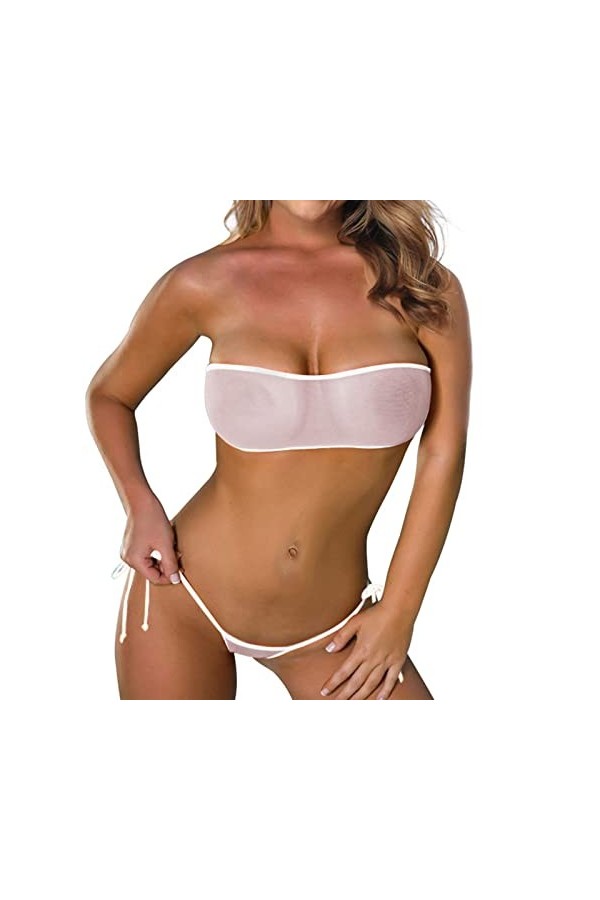 Vêtements de Nuit pour Femmes Lingerie Sexy pour Sexy Sexy Off-Shoulder Ensemble de sous-Vêtements pour Femmes Soutien-Gorge 