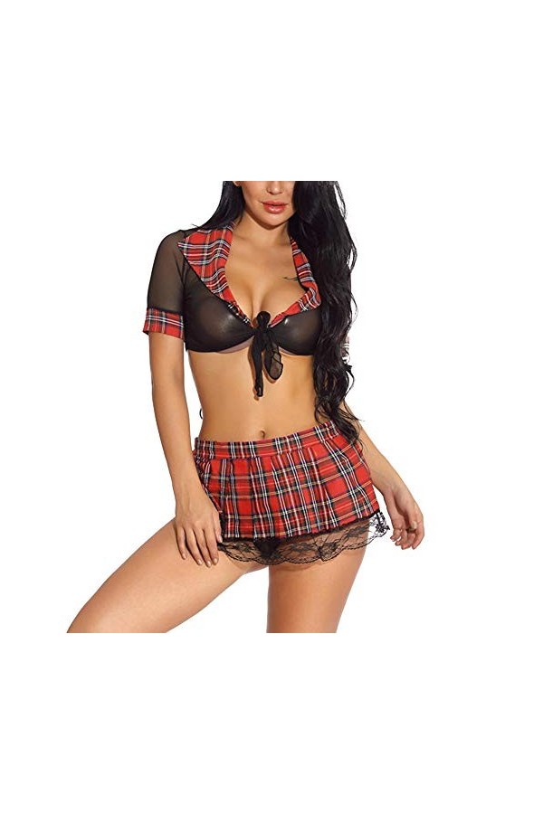 MXXHFC Lingerie pour Femme Sexy Cosplay Costume de Sexe Femme Lingerie Sexy Grande Taille sous-Vêtements Sexy Babydoll Linger