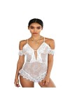 BAWHO Lingerie Sexy pour Femmes Coquines, séduction Sexy pour Femmes, Poitrine Qui fuit, Dentelle, Combinaison Sexuelle Trans
