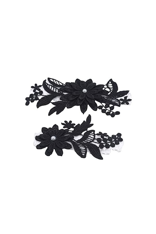 Anneau de jambe en dentelle de mariée Anneau 2 pièces Porte-jarretelles de mariage Anneau de cuisse de mariée sexy Porte-jarr