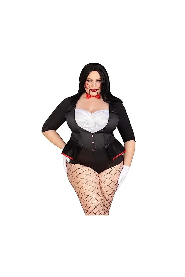 Leg Avenue 2 PC Pretty Puppet, includes tuxedo bodysuit and bow tie