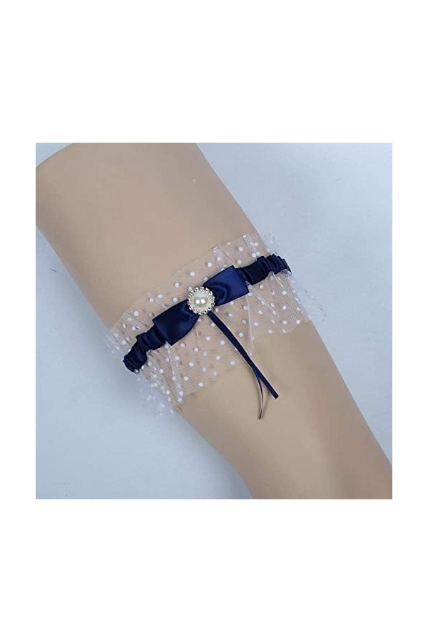 Ceintures en dentelle extensible Jarretière florale, Accessoires de mariage faits à la main pour la mariée Porte-jarretelles 