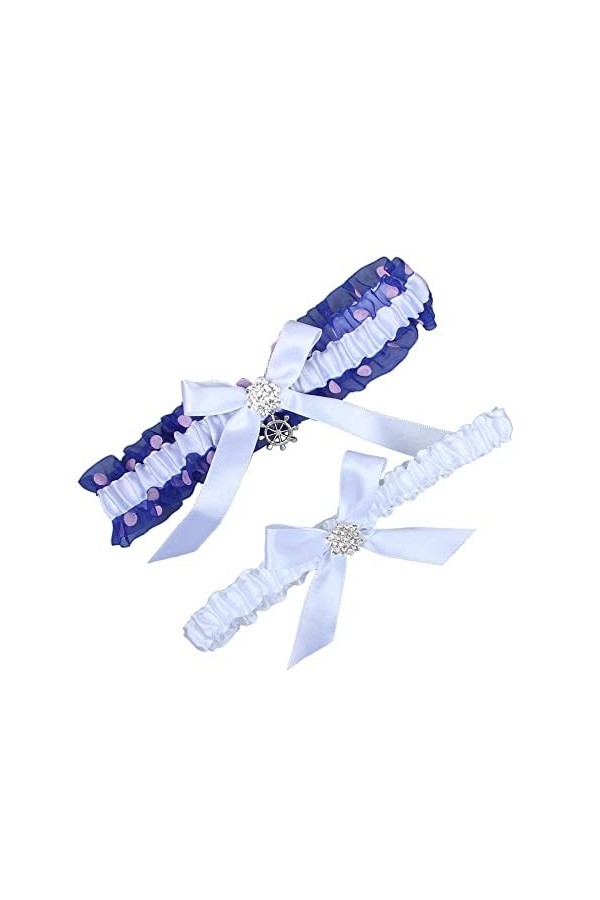 Cadeaux de mariage pour jarretière de mariée, accessoires de mariage de mariée décoration de jambe boucle de jambe en dentell