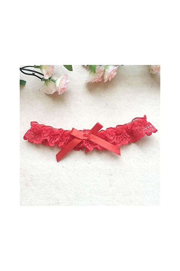 Mariage Jarretière Ceinture Dentelle Floral Sexy Jambes Jarretière Arc Lingerie De Mariée Dentelle Jambe Verrouiller Parti Co