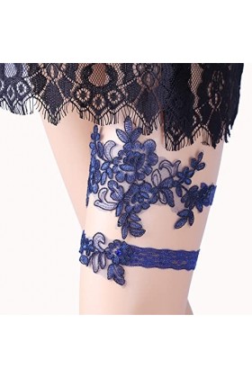 Jarretière de mariage pour mariées Ensemble de jarretière en dentelle de mariée Jarretière de mariage pour mariées pour maria