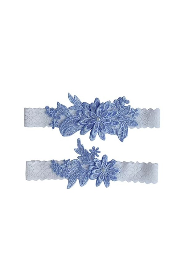 ceinture 1 Paire Jarretière de Mariage Ensemble Jarretière en Dentelle Extensible Ceinture Floral Leg Band Bridal Foot Decor 