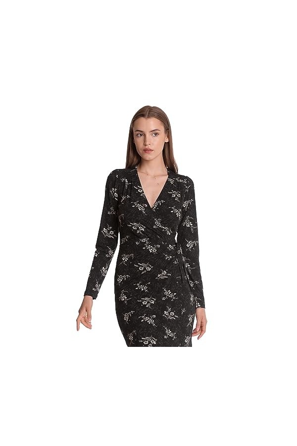 Vive Maria Reverie Wrap Robe portefeuille pour femme Noir, Noir , XL