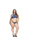 Ensemble de lingerie pour poupées pour femmes Transparent Ensemble de soutien-gorge sans fil Sous-vêtements en dentelle Femme