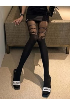 Bas Sexy Femmes Bas Transparent Ultra-Mince Nylon Bas Dété Sheer Et Lisse Collants Cuissardes Bas Bas Q Taille Unique Bas