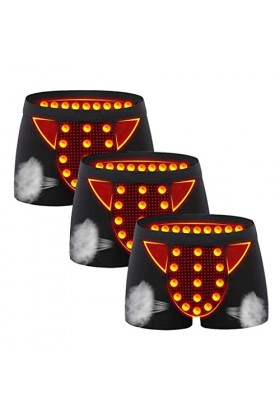 Sous-vêtements Pour Hommes Culotte U-convexe Thérapie Magnétique Pantalon Énergique Soins De Santé Short De Confort Pack 3/5/