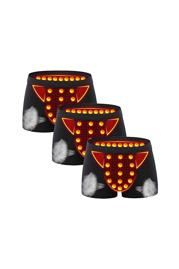 Sous-vêtements Pour Hommes Culotte U-convexe Thérapie Magnétique Pantalon Énergique Soins De Santé Short De Confort Pack 3/5/