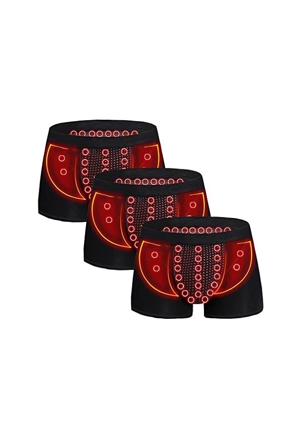 XSION Sous-vêtements Pour Hommes Soins De La Prostate Function Boxer Briefs Thérapie Magnétique Caleçons Dagrandissement 3/5