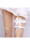 ACiyD Jarretière en Dentelle avec,Accessoires de Mariage jarretière en Dentelle Strass-Bleu Ciel_Taille Unique,Cadeaux Jarret