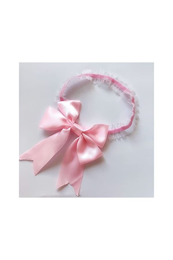 ACiyD Sexy Lace Bow Jarretière Bridal Confortable Versatile Cuisse Lock Up Accessoires de Mariage Couleur : Violet Clair, Ta