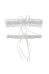 Jarretière de mariage en dentelle florale,accessoires de mariage mariée sexy dentelle jambe anneau jarretière-noir_Taille uni