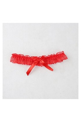 ACiyD Mesdames Bow Leg Anneaux Sexy Lingerie Dentelle Floral Jarretière Cuisse Jarretière Couleur : Violet, Taille : Taille 