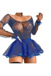 SUNMME Lingerie sexy pour femme Chemise sexy Vêtements de nuit Teddy Lingerie Body Grande taille S Sexe One Piece Lingerie Py