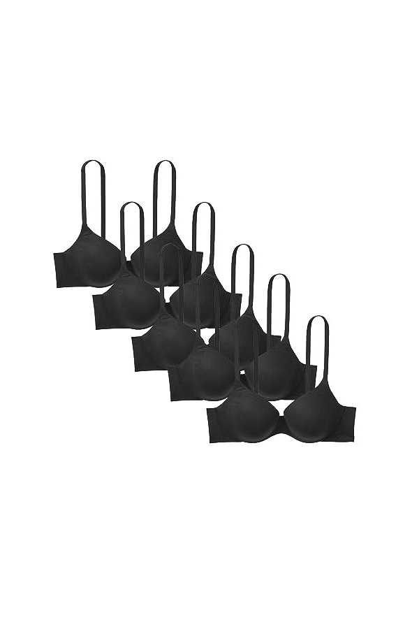 JEShifangjiusu Soutien-Gorge en U pour Femmes, Dos Lifté Soutien-Gorge Push-Up Respirant Soutien-Gorge T-Shirt à Bretelles Ré