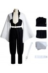 Foanja Sanemi Déguisement Homme Cosplay Demon Slayer Corps Shinazugawa Sanemi Anime Uniforme Complet pour Adulte Halloween Ca