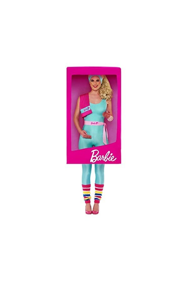 Smiffys Costume Barbie 3D sous licence officielle, Femme, 50185, rose, Taille unique