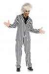Leg Avenue Beetle Boss Suit Panamas, Noir Black, White , Taille Fabricant: SmallUk 6-8 Homme
