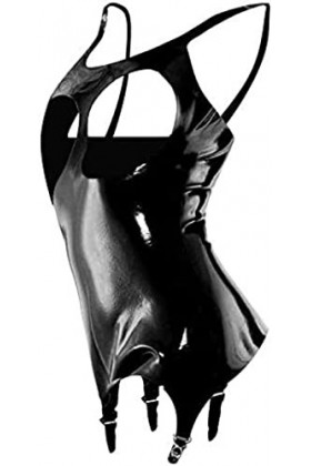 Corset Sans Cupless En Caoutchouc Noir Pour Femmes Avec Clips De Bretelles,Rouge,Grand