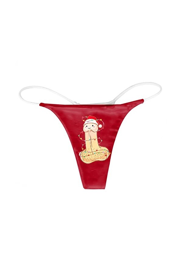 Jiabing Strings G String pour Femmes sadaptent à des Tongs Incroyablement Extensibles en Tissu Doux Beurre Menstruelle Poche