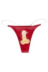 Jiabing Strings G String pour Femmes sadaptent à des Tongs Incroyablement Extensibles en Tissu Doux Beurre Menstruelle Poche
