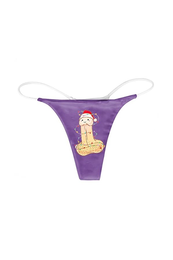 Jiabing Strings G String pour Femmes sadaptent à des Tongs Incroyablement Extensibles en Tissu Doux Beurre Menstruelle Poche
