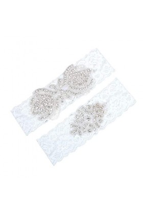 Cadeaux Jarretière personnalisée,Jambes daccessoires de mariage de mariée originaux avec porte-jarretelles en dentelle exten