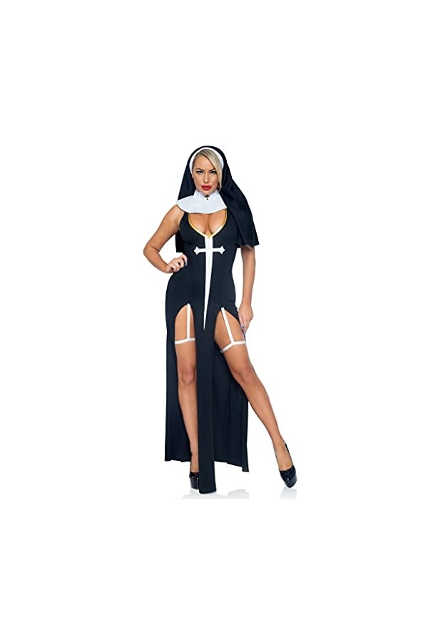 SCALA Sultry Sinner Costumes Noir, Blanc L