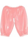 IDOBLO Latex 100% Caoutchouc Sexy Rose Boxer Shorts Érotiques Mémoires,Rose,3XL